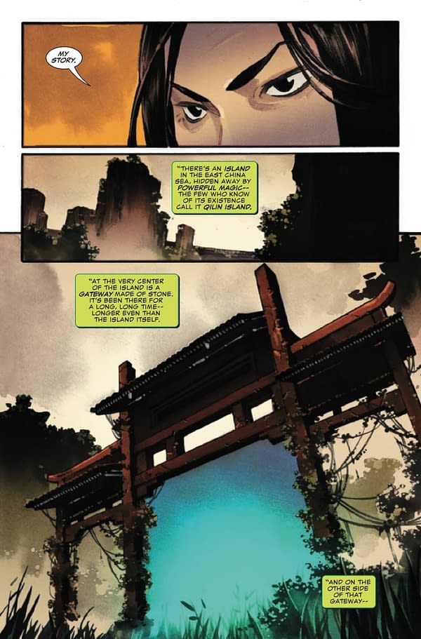 Interior preview page from Shang-Chi #7