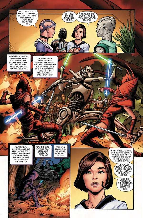 Interior preview page from Star Wars: Crimson Reign #2