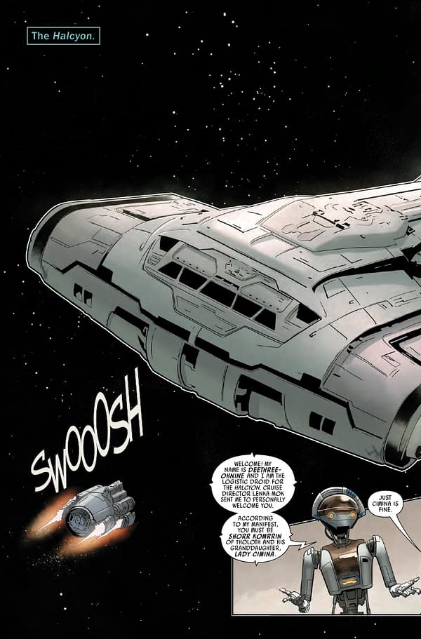 Interior preview page from Star Wars: The Halcyon Legacy #1