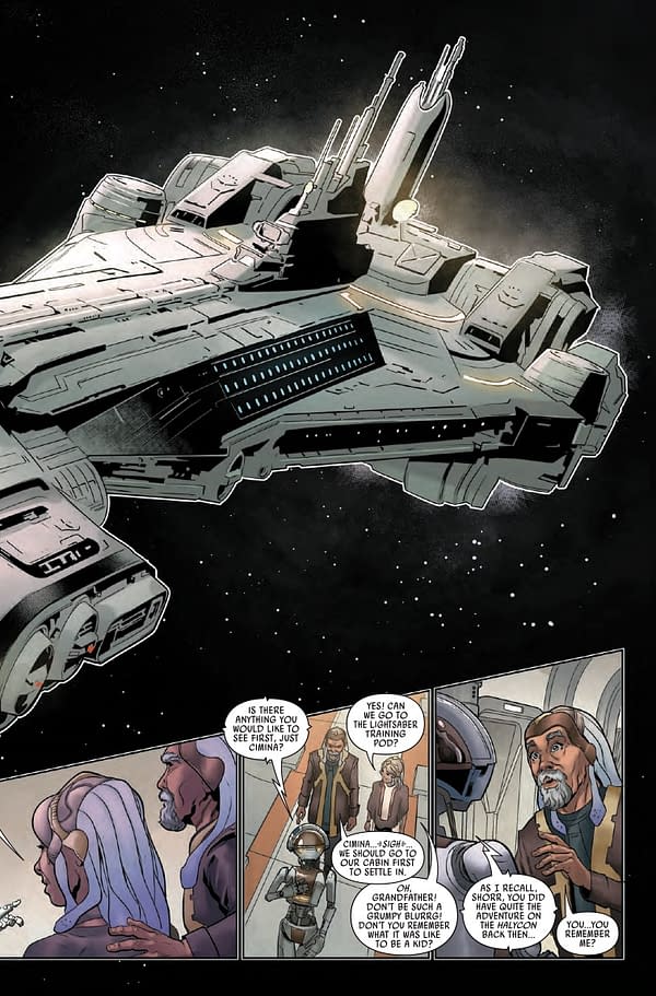 Interior preview page from Star Wars: The Halcyon Legacy #1