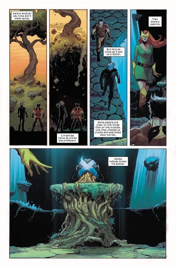 Interior preview page from X Lives of Wolverine #1