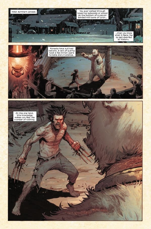 Interior preview page from X Lives of Wolverine #2