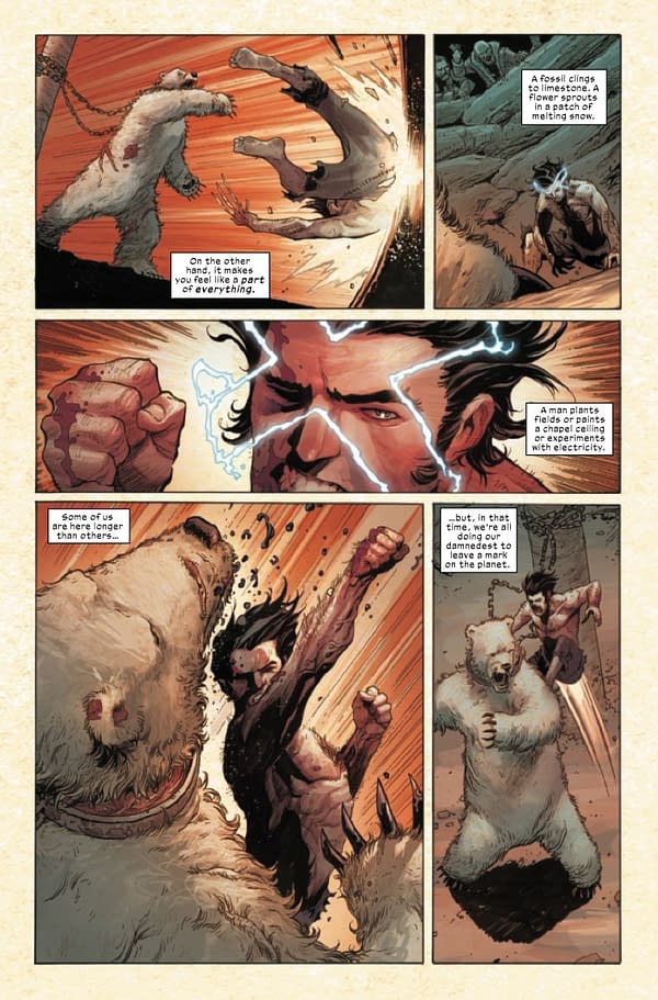 Interior preview page from X Lives of Wolverine #2