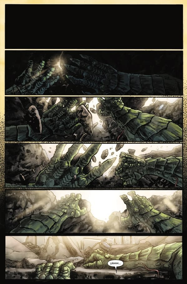 Interior preview page from Maestro: World War M #1