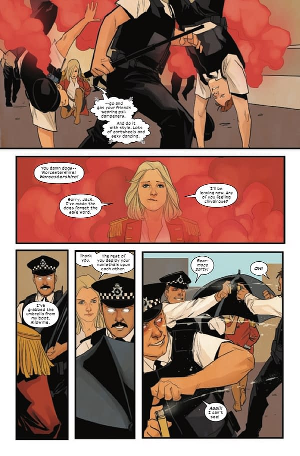 Interior preview page from DEVIL'S REIGN: X-MEN #3 PHIL NOTO COVER
