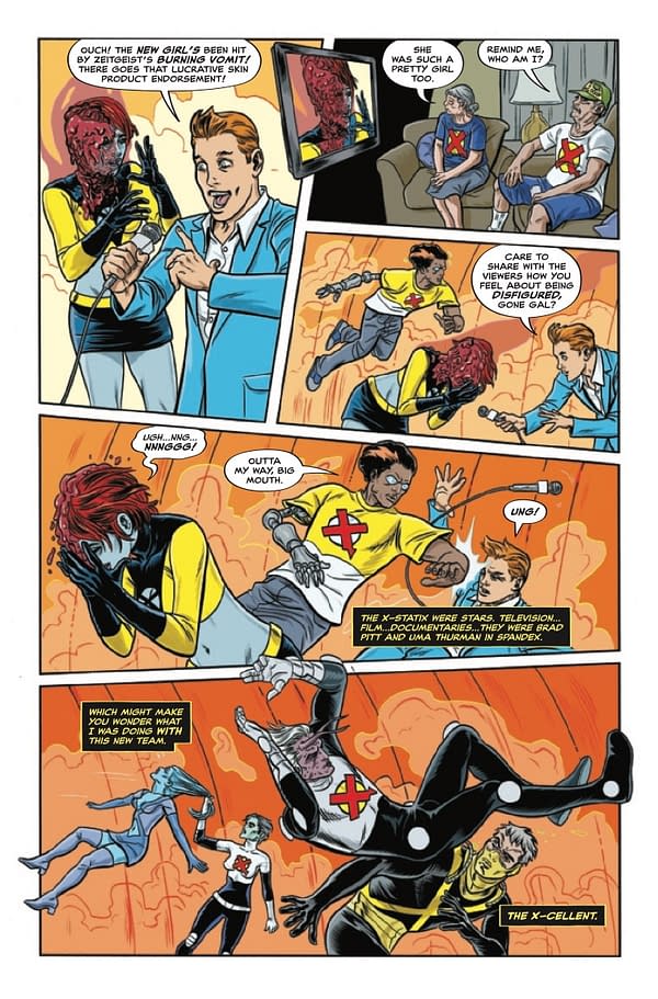 Interior preview page from X-CELLENT #2 MIKE ALLRED COVER