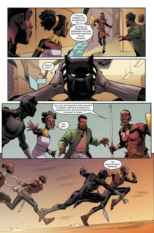 Interior preview page from BLACK PANTHER LEGENDS #4 JAHNOY LINDSAY COVER