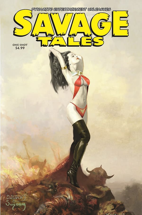 Savage Tales of Red Sonja, Vampirella