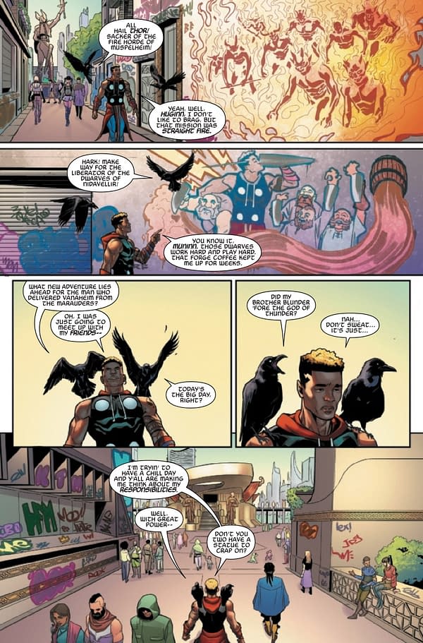 Interior preview page from WHAT IF? MILES MORALES #4 PACO MEDINA COVER