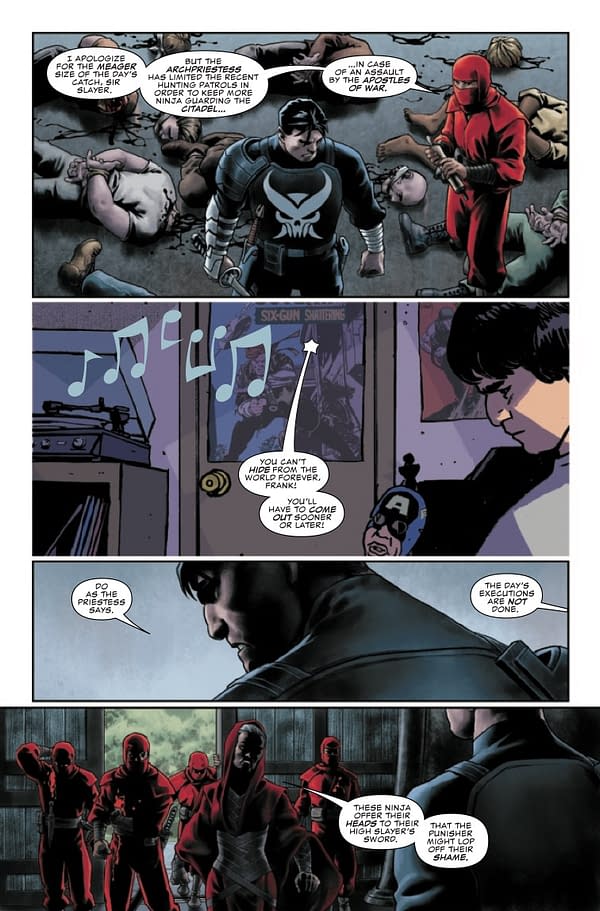 Interior preview page from PUNISHER #4 JESUS SAIZ COVER
