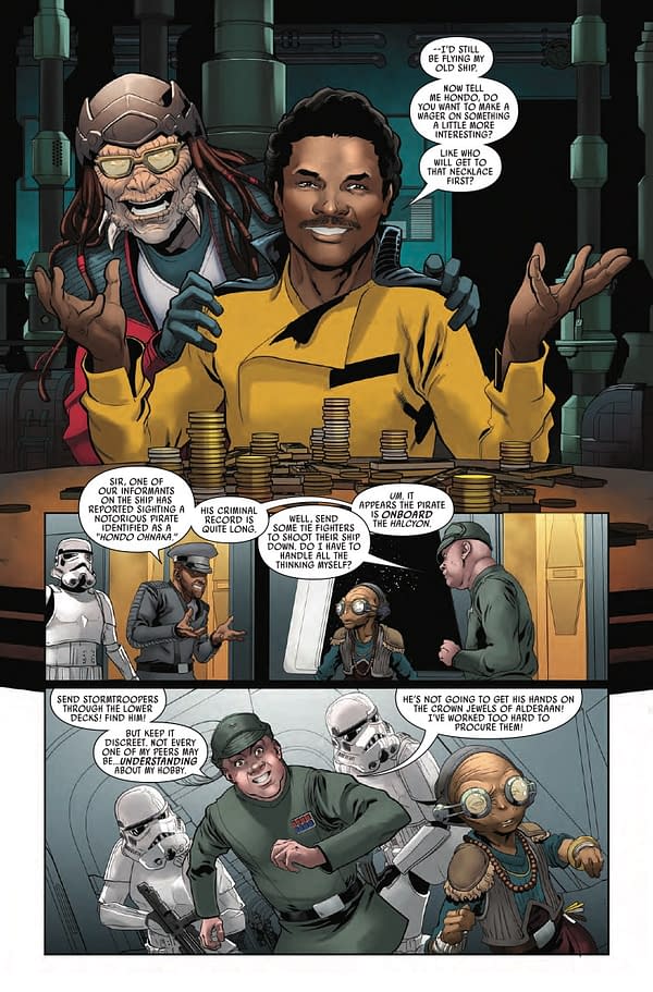 Interior preview page from STAR WARS: THE HALCYON LEGACY #4 E.M. GIST COVER