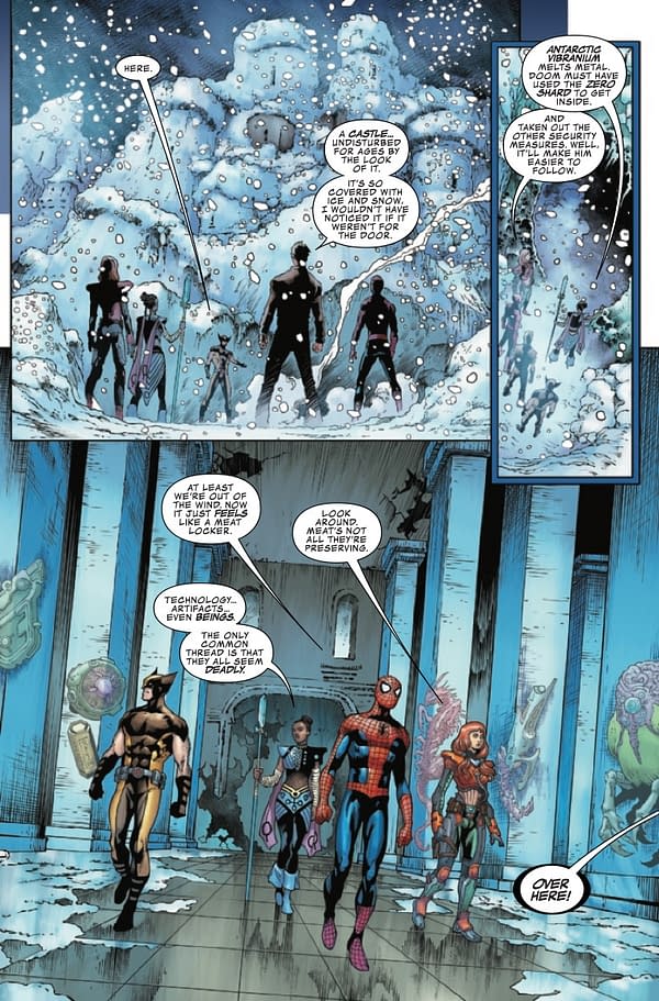 Interior preview page from FORTNITE X MARVEL: ZERO WAR #4 LEINIL YU COVER