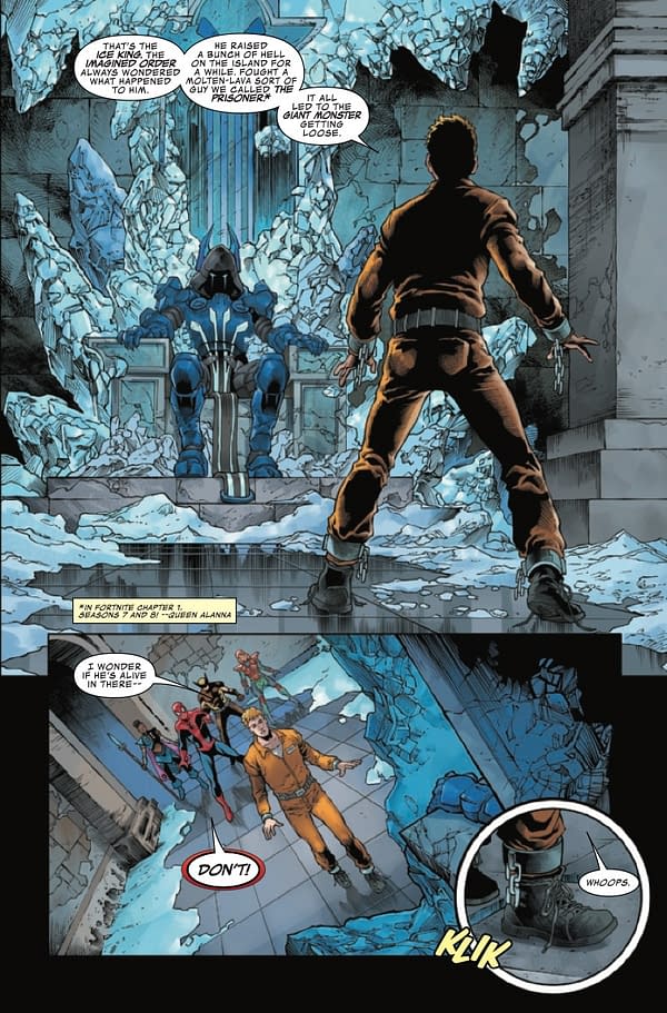 Interior preview page from FORTNITE X MARVEL: ZERO WAR #4 LEINIL YU COVER