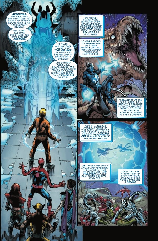 Interior preview page from FORTNITE X MARVEL: ZERO WAR #4 LEINIL YU COVER