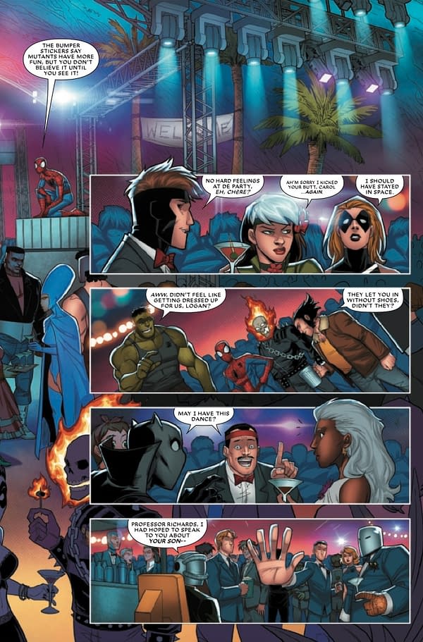 Interior preview page from X-MEN '92: HOUSE OF XCII #4 DAVID BALDEON COVER
