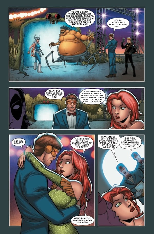 Interior preview page from X-MEN '92: HOUSE OF XCII #4 DAVID BALDEON COVER