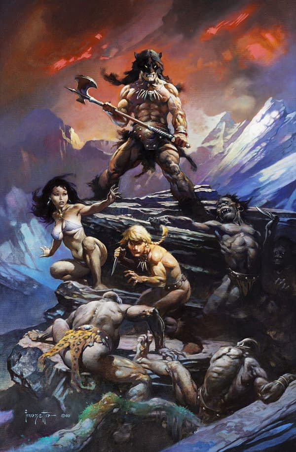 Dynamite releases comic based on Frank Frazetta's Fire And Ice
