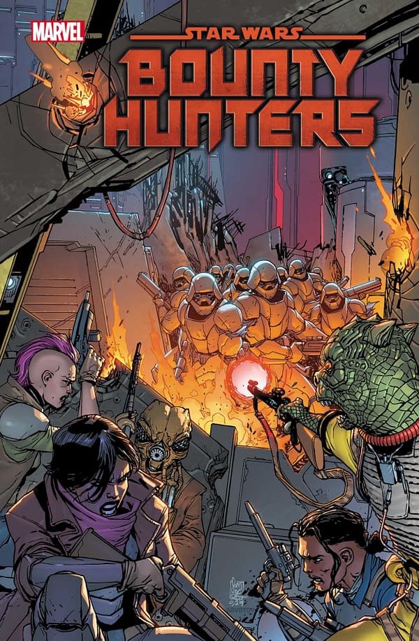 Cover image for STAR WARS: BOUNTY HUNTERS #22 GIUSEPPE CAMUNCOLI COVER