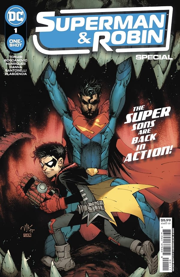 Cover image for SUPERMAN & ROBIN SPECIAL #1 (ONE SHOT) CVR A VIKTOR BOGDANOVIC