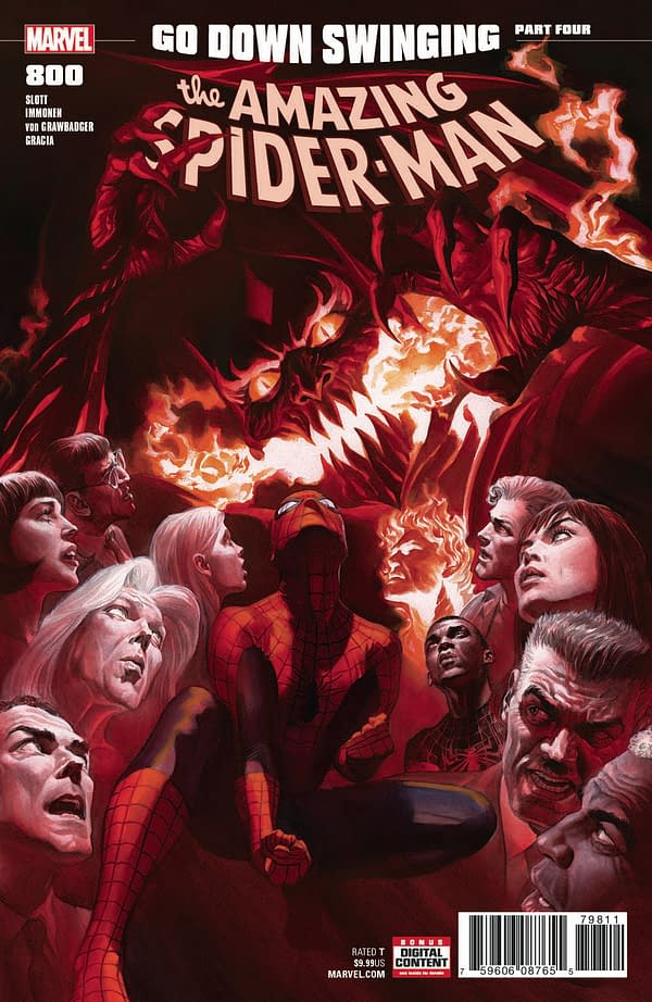 Amazing Spider-Man #800 cover by Alex Ross