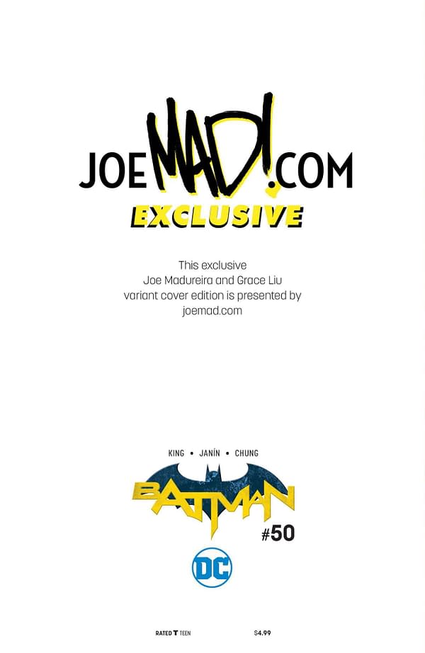 More Batman #50 Covers by Josh Middleton, Francesco Mattina, Jock, Joe Madureira, and More