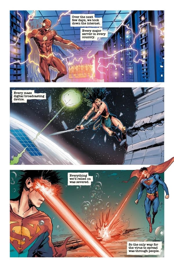 Batman, Superman, and Wonder Woman Creating New Sanctuaries So Soon? DCeased #5 [Preview]