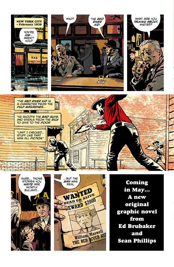 A Proper Actual Movie Style Trailer In Comics Form For Ed Brubaker And Sean Phillips Pulp