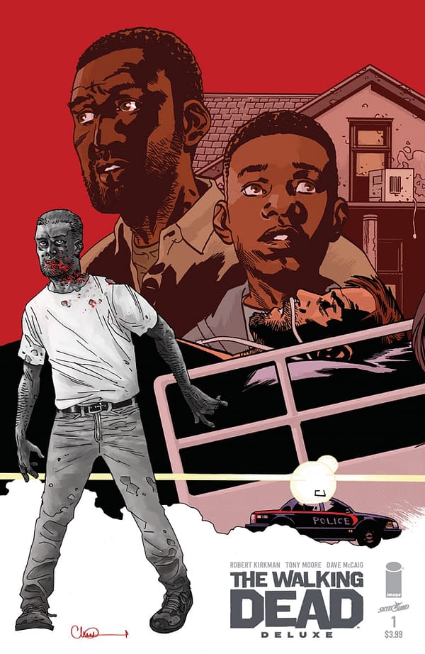 All 6 Of Charlie Adlard's Connecting Covers For The Color Walking Dead