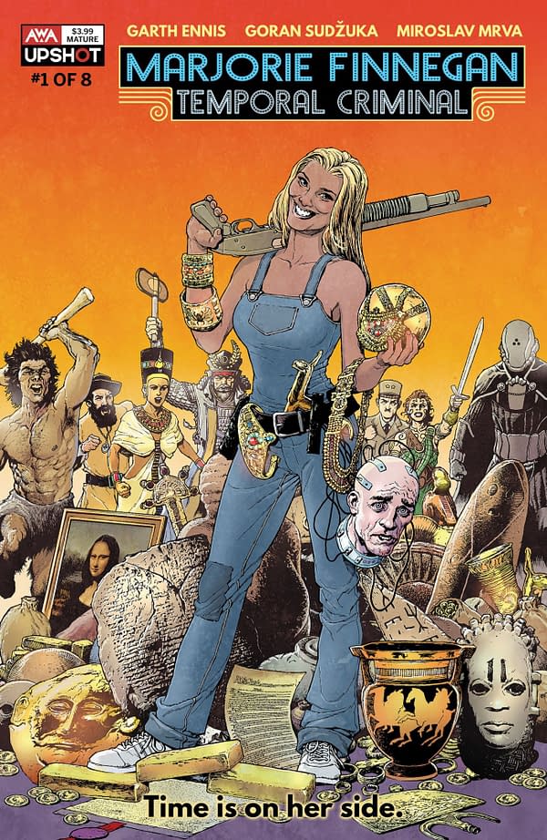 Marjorie Finnegan: AWA Teases Garth Ennis' Time Travel Caper Comedy