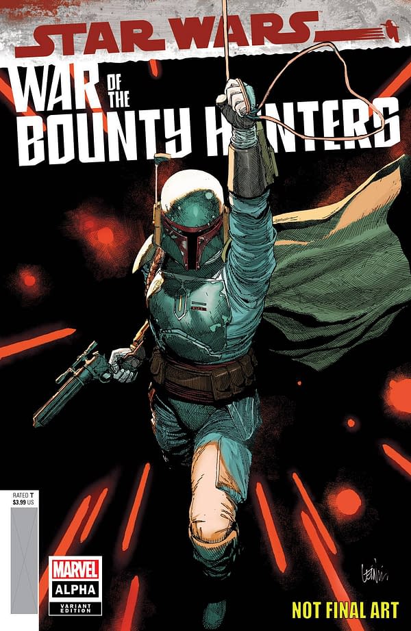 Cover image for STAR WARS WAR BOUNTY HUNTERS ALPHA #1 YU VAR