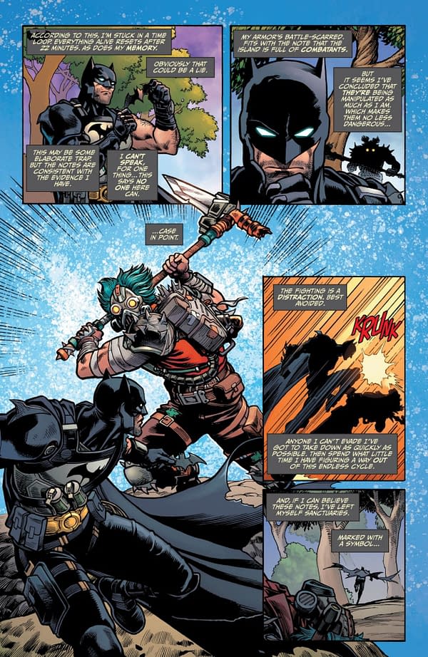 Page D'Aperçu De L'Intérieur De Batman Fortnite Zero Point # 2 (Of 6) Cvr A Mikel Janìn
