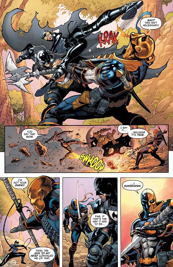 Interior preview page from BATMAN FORTNITE ZERO POINT #4 (OF 6) CVR A MIKEL JANÍN