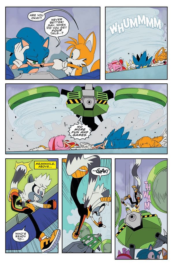 Interior preview page from SONIC THE HEDGEHOG #40 CVR A TRACY YARDLEY