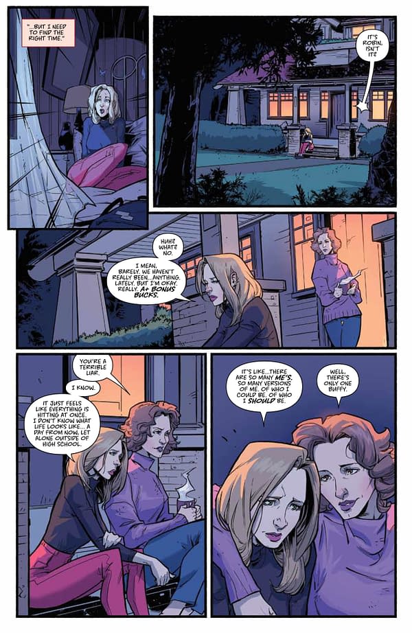 Interior preview page from BUFFY THE VAMPIRE SLAYER #27 CVR A FRANY