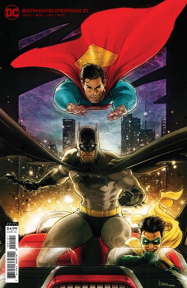 Cover image for BATMAN SUPERMAN #21 CVR B KAARE ANDREWS CARD STOCK VAR