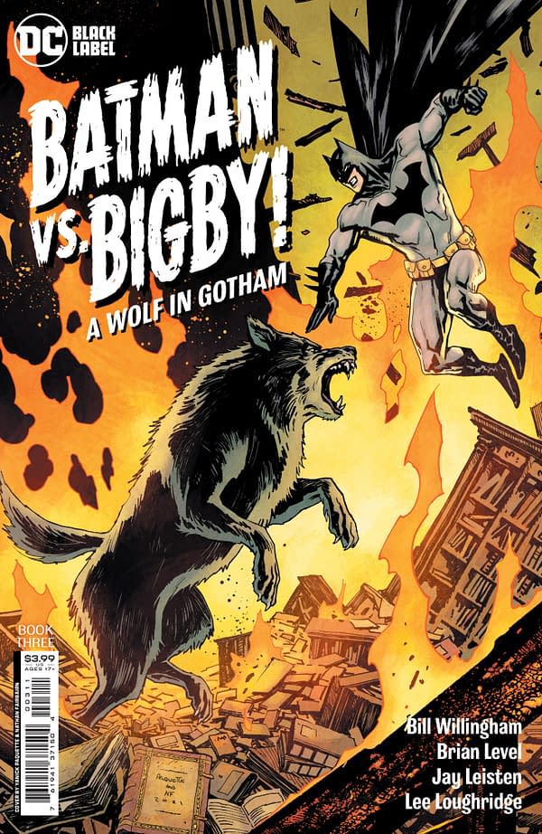 Cover image for BATMAN VS BIGBY A WOLF IN GOTHAM #3 (OF 6) CVR A YANICK PAQUETTE (MR)