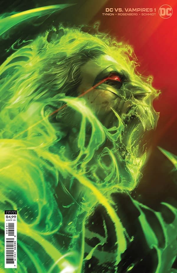 Cover image for DC VS VAMPIRES #2 (OF 12) CVR B FRANCESCO MATTINA CARD STOCK VAR