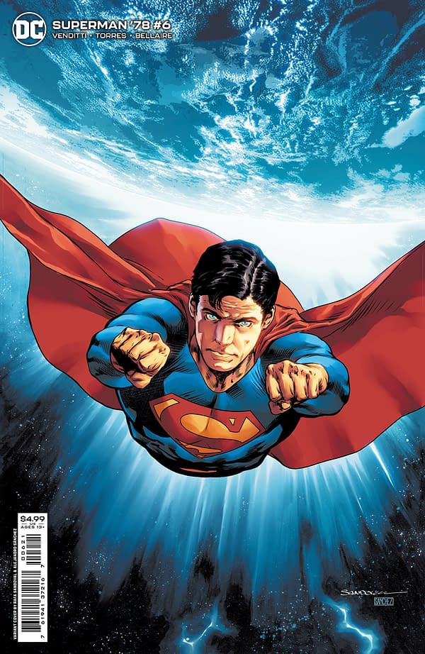 Cover image for SUPERMAN 78 #6 (OF 6) CVR B RAFA SANDOVAL CARD STOCK VAR