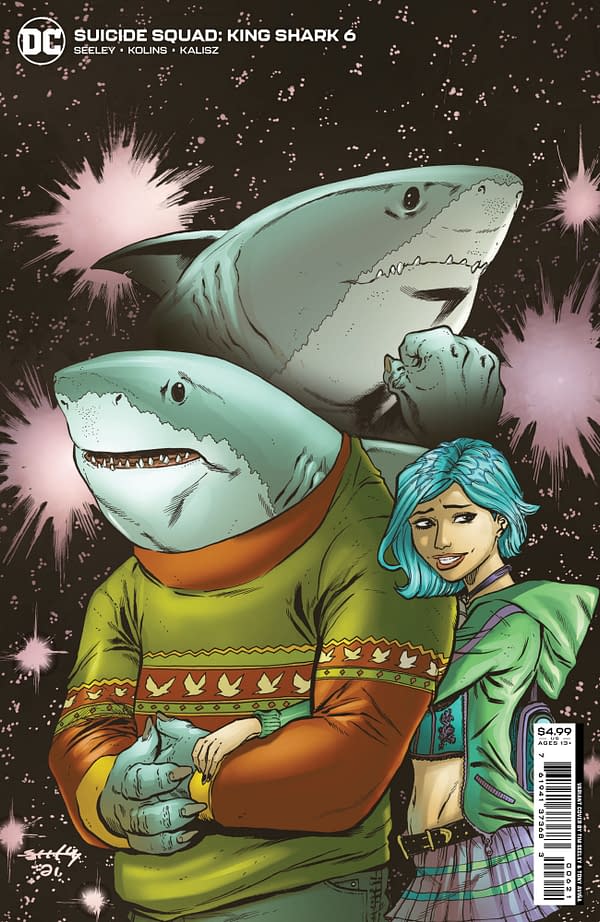 Cover image for SUICIDE SQUAD KING SHARK #6 (OF 6) CVR B TIM SEELEY CARD STOCK VAR