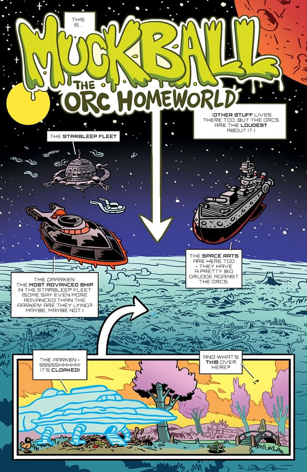 An Early Look at Orcs in Space #10 from Oni Press