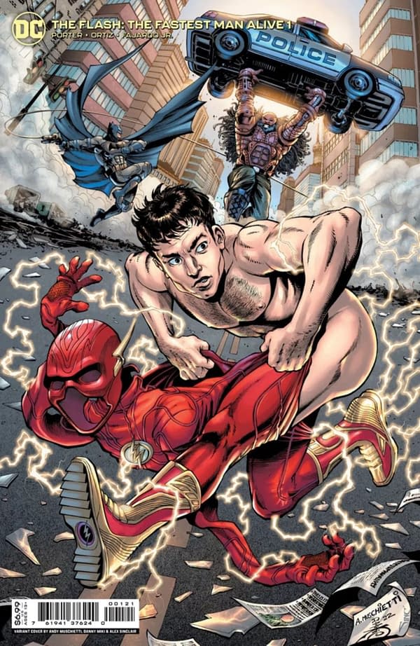 DC Comics Pull Listings For Andy Muschiettis Ezra Miller Flash Cover