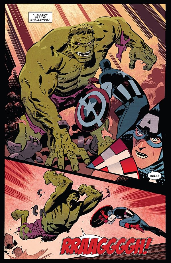 Captain America #699 art by Chris Samnee and Matthew Wilson
