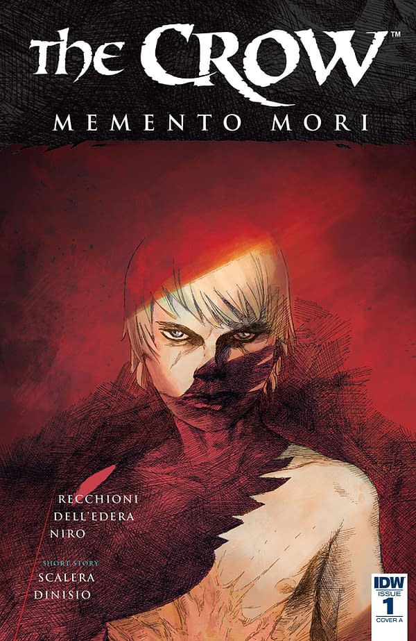 Crow: Memento Mori #1 cover by Werther Dell'Edera and Davide Furno