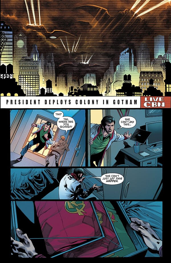 Batman: Detective Comics #977 art by Eddy Barrows and John Kalisz