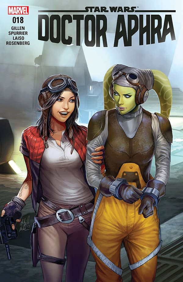 Star Wars: Doctor Aphra #18 cover by Ashley Witter