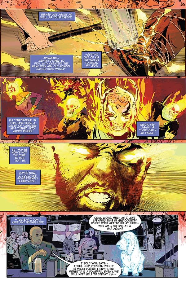 Doctor Strange: Damnation #2 art by Szymon Kudranski and Dan Brown