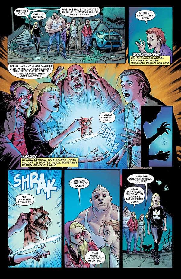 New Mutants: Dead Souls #1 art by Adam Gorham and Michael Garland