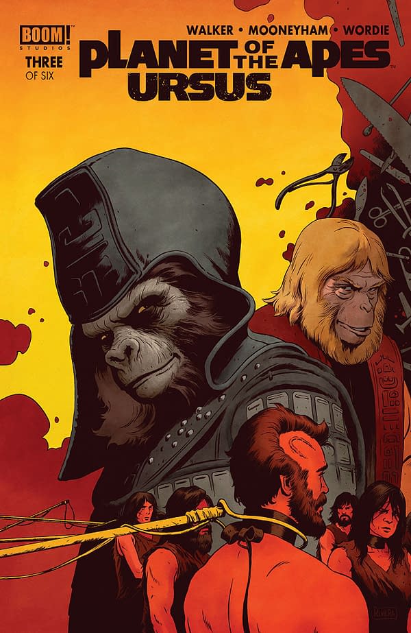 Planet of the Apes: Ursus #3 cover by Paolo Rivera
