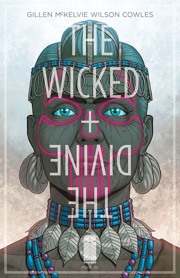 Wicked + Divine #34 cover by Jamie McKelvie and Matt Wilson