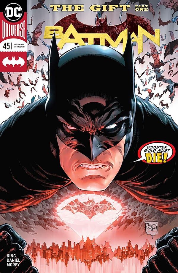 Batman #45 cover by Tony Daniel and Tomeu Morey